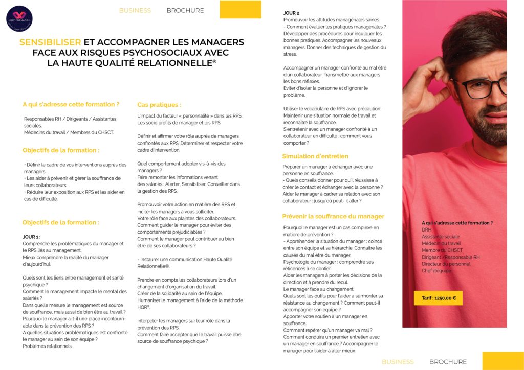 La HQR® Haute Qualité Relationnelle®